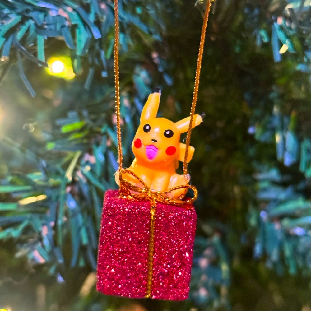 Pokemon Christmas Ornament 🎁 Pikachu 🎄 Pokémon Holiday Gift ⚡️